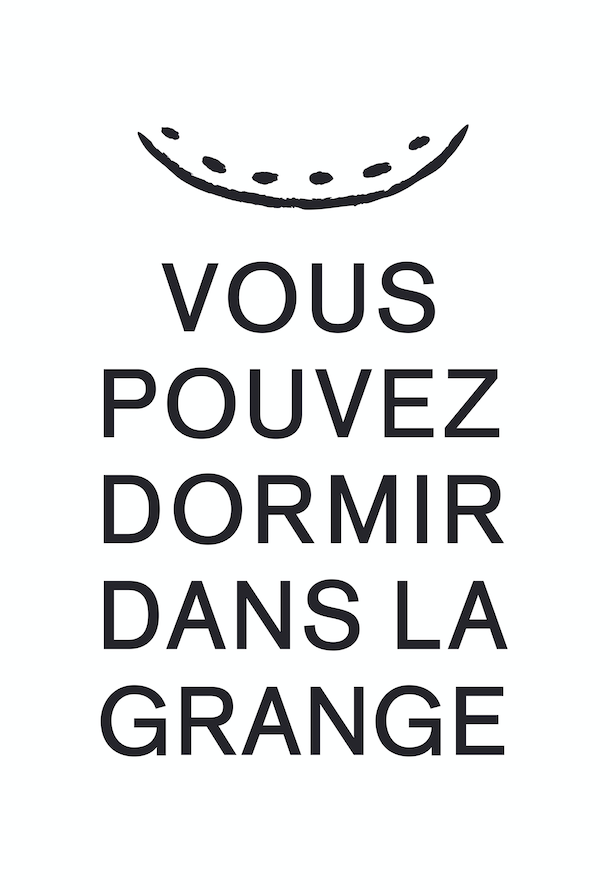 Logo Vous Pouvez Dormir Dans La Grange