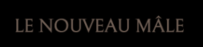 Logo Le Nouveau Mâle