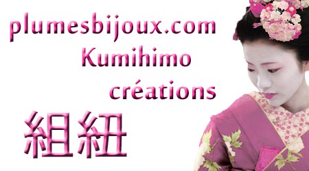 Logo Plumes Bijoux et Kumihimo