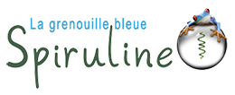 Logo spiruline la grenouillebleue