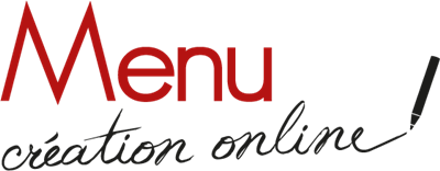 Logo Menu Création Online