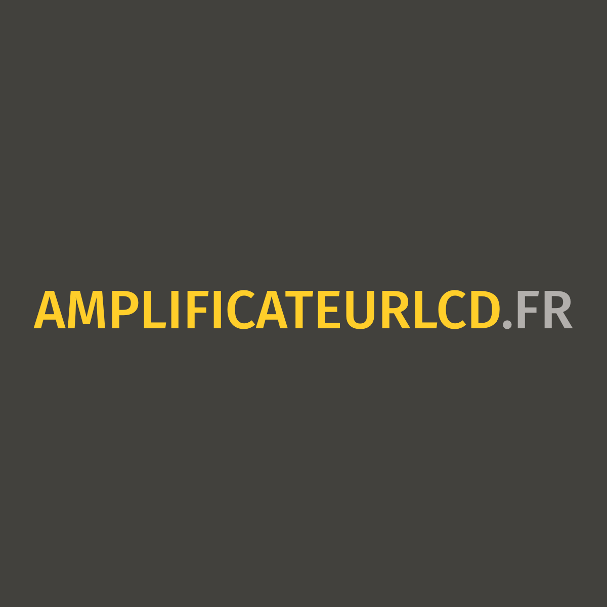 Logo AmplificateurLCD