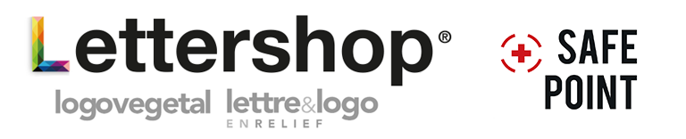 Logo Lettershop - Logo végétal - Lettre et Logo en relief